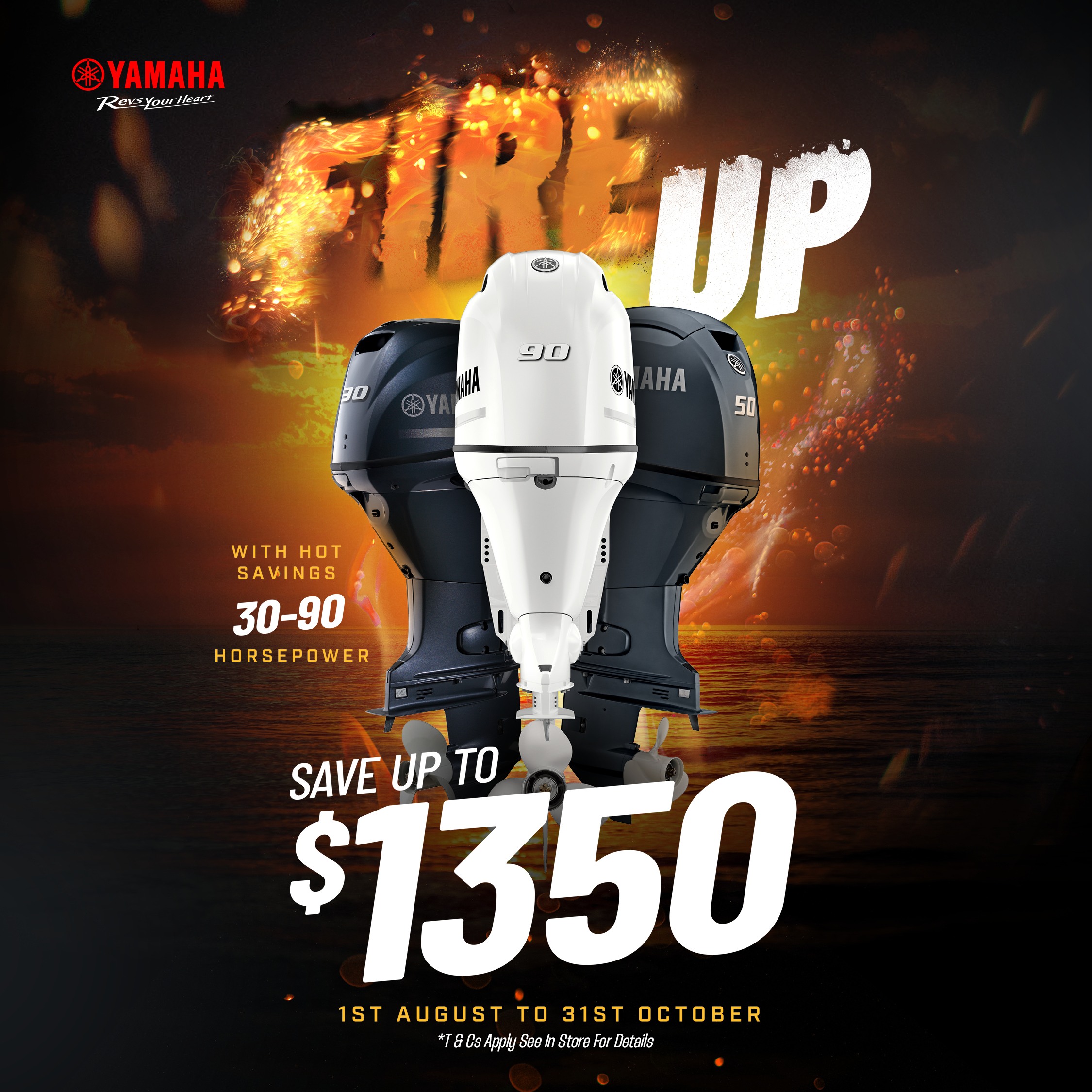 Yamaha fire up promo